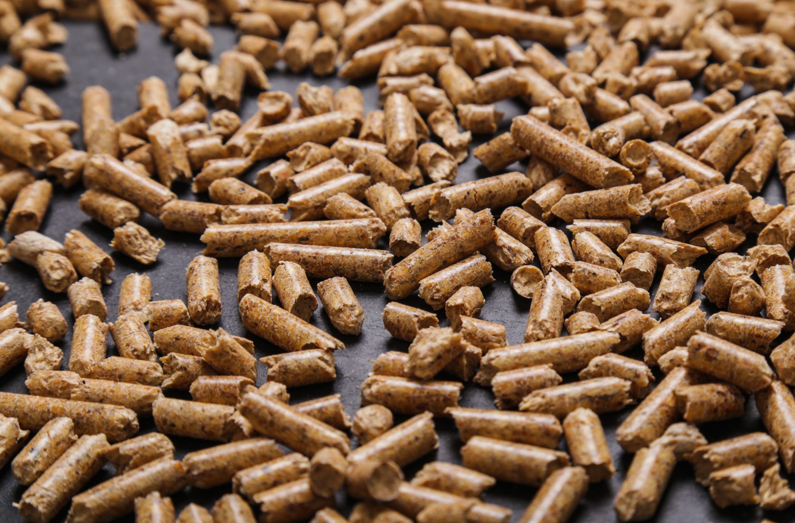 Energy. Pellets on the table